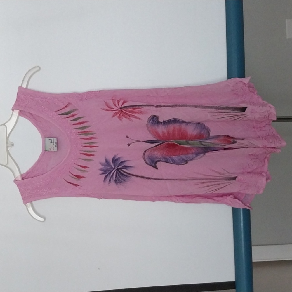 Women's CYN by Cynthia Mehra pink tank one size fits most